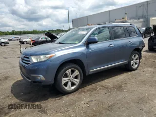2013 Toyota Highlander Limited with VIN 5TDDK3EHXDS188878, listed as a Copart auction lot 65631185 with 109,236 mi miles and Salvage title. Bid and sale history available at DreamBid. Image 1.