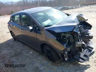 2023 Nissan LEAF SV Plus z VIN 1N4CZ1CV1PC557353, wystawiony jako IAAI lot #41769309 z przebiegiem 14 550 mil mil oraz . Historia ofert i sprzedaży dostępna na DreamBid. Obrazek 1.