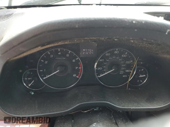 2012 Subaru Outback Limited z VIN 4S4BRBKCXC3283586, wystawiony jako Copart lot #59271195 z przebiegiem 216 724 mil mil oraz Szkoda całkowita • Salvage title. Historia ofert i sprzedaży dostępna na DreamBid. Obrazek 9.