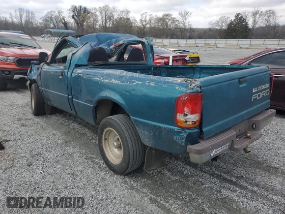 1997 Ford Ranger XLT with VIN 1FTCR10A4VUC88767, listed as a Copart auction lot 50358525 with 134,710 mi miles and Salvage Title. Bid and sale history available at carsss.com. Image 2.