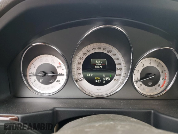 2014 Mercedes-Benz GLK 350 with VIN WDCGG8JB6EG321736, listed as a Copart auction lot 53154594 with 92,476 mi miles and Salvage Title. Bid and sale history available at DreamBid. Image 9.