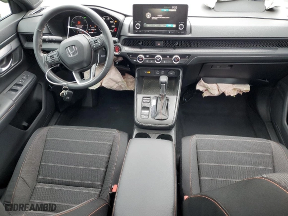 2023 Honda CR-V Hybrid Sport with VIN 2HKRS5H52PH715079, listed as a Copart auction lot 47446785 with 36,823 mi miles and Salvage Title. Bid and sale history available at carsss.com. Image 8.