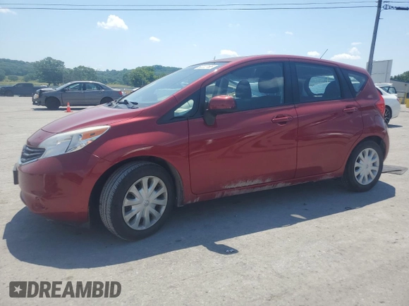 2014 Nissan Note S with VIN 3N1CE2CP7EL368238, listed as a Copart auction lot 62222165 with 29,392 mi miles and Salvage title. Bid and sale history available at DreamBid. Image 1.
