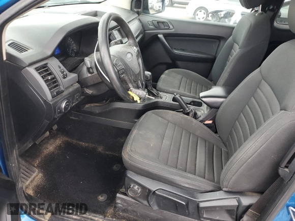 2021 Ford Ranger XL with VIN 1FTER1FH1MLD00407, listed as a Copart auction lot 47432315 with 74,841 mi miles and Salvage title. Bid and sale history available at DreamBid. Image 7.