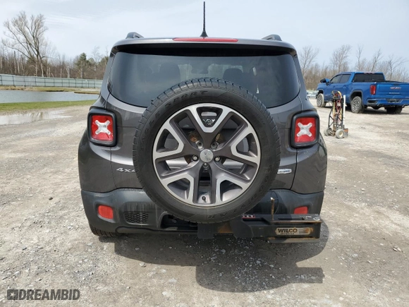 2018 Jeep Renegade Latitude with VIN ZACCJBBB8JPG65986, listed as a Copart auction lot 51521425 with 42,625 mi miles and Salvage Title. Bid and sale history available at carsss.com. Image 6.