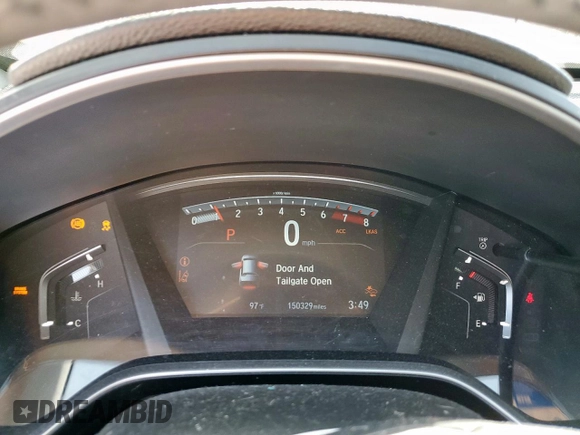 2018 Honda CR-V Touring with VIN 7FARW1H91JE026094, listed as a Copart auction lot 59942445 with 150,329 mi miles and Salvage title. Bid and sale history available at DreamBid. Image 9.