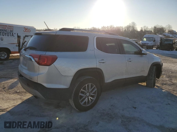 2018 GMC Acadia SLE with VIN 1GKKNSLA5JZ110473, listed as a Copart auction lot 42616735 with 152,383 mi miles and Salvage Title. Bid and sale history available at DreamBid. Image 3.