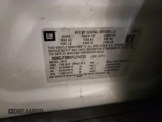 2015 Chevrolet Trax LTZ with VIN 3GNCJTSBXFL214720, listed as a Copart auction lot 48519435 with 95,291 mi miles and Salvage Title. Bid and sale history available at carsss.com. Image 14.