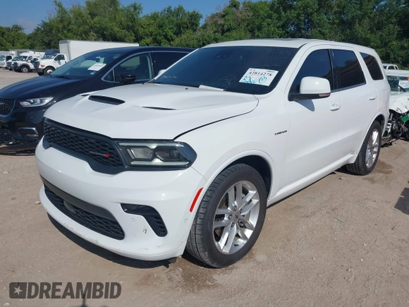 2022 Dodge Durango R/T with VIN 1C4SDHCT6NC217849, listed as a IAAI auction lot 42814278 with 54,082 mi miles and . Bid and sale history available at DreamBid. Image 17.