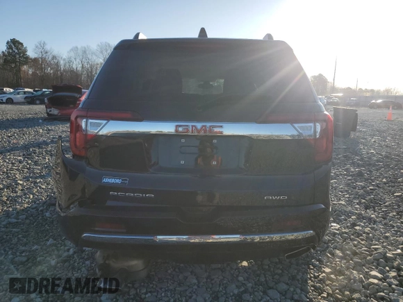 2021 GMC Acadia Denali with VIN 1GKKNXLS2MZ167658, listed as a Copart auction lot 48554425 with 92,317 mi miles and Salvage title. Bid and sale history available at DreamBid. Image 6.