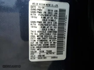 2009 Infiniti FX35 with VIN JNRAS18WX9M156050, listed as a Copart auction lot 50382665 with 228,536 mi miles and Salvage Title. Bid and sale history available at carsss.com. Image 13.