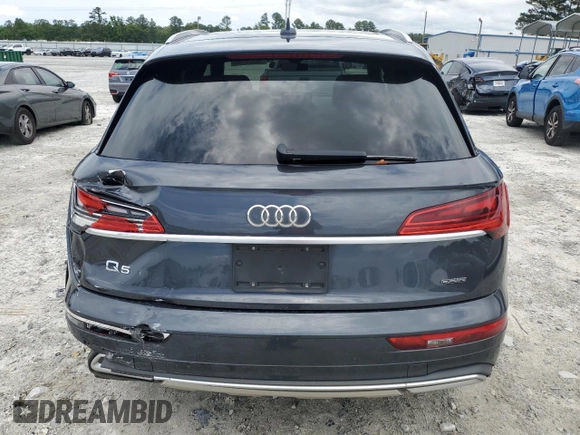 2021 Audi Q5 Premium Plus с VIN WA1BAAFY0M2007561, выставлен на аукционе Copart как лот 58225755 с пробегом 96 186 миль миль и Списание • Salvage title. История ставок и продаж доступна на DreamBid. Изображение 6.