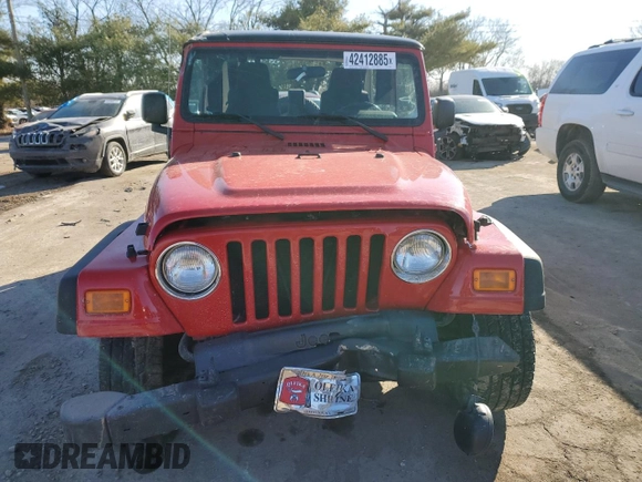2005 Jeep Wrangler Unlimited with VIN 1J4FA44SX5P353588, listed as a Copart auction lot 42412885 with 72,863 mi miles and Salvage Title. Bid and sale history available at carsss.com. Image 5.