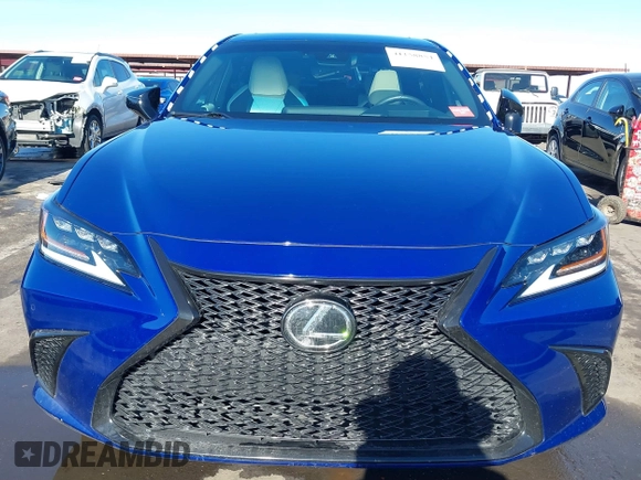 2021 Lexus ES 350 F Sport with VIN 58AHZ1B18MU094474, listed as a IAAI auction lot 41158854 with 23,438 mi miles and . Bid and sale history available at DreamBid. Image 13.