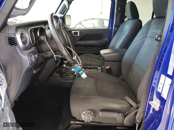 2018 Jeep Wrangler Unlimited Sahara with VIN 1C4HJXEGXJW313893, listed as a Copart auction lot 49895945 with 113,480 mi miles and Salvage Title. Bid and sale history available at carsss.com. Image 7.