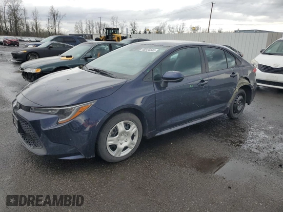 2022 Toyota Corolla LE with VIN 5YFEPMAE1NP351175, listed as a Copart auction lot 45944445 with 58,578 mi miles and Salvage Title. Bid and sale history available at carsss.com. Image 1.