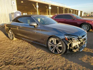 2017 Mercedes-Benz C 300 with VIN WDDWK4JB3HF428915, listed as a Copart auction lot 77944844 with 57,241 mi miles and Salvage Title. Bid and sale history available at DreamBid. Image 4.