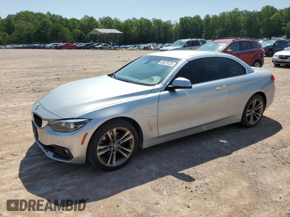 2018 BMW 4 Series 430i xDrive with VIN WBA4Z3C56JEC47835, listed as a Copart auction lot 59379125 with 159,907 mi miles and Salvage title. Bid and sale history available at DreamBid. Image 1.
