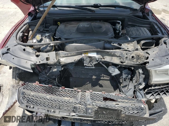 2016 Dodge Durango SXT with VIN 1C4RDHAG0GC466736, listed as a Copart auction lot 59437525 with 221,856 mi miles and Salvage title. Bid and sale history available at DreamBid. Image 12.