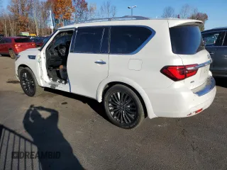 2022 Infiniti QX80 SENSORY with VIN JN8AZ2BEXN9291256, listed as a Copart auction lot 77907584 with 36,254 mi miles and Salvage Title. Bid and sale history available at carsss.com. Image 2.