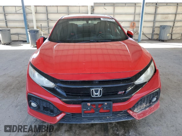 2017 Honda Civic Sedan Si with VIN 2HGFC1E57HH700201, listed as a Copart auction lot 46537475 with 143,181 mi miles and Salvage Title. Bid and sale history available at carsss.com. Image 5.