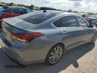 2017 Genesis G80 Ultimate with VIN KMHGN4JF2HU210173, listed as a Copart auction lot 70909284 with 45,928 mi miles and Salvage Title. Bid and sale history available at DreamBid. Image 3.