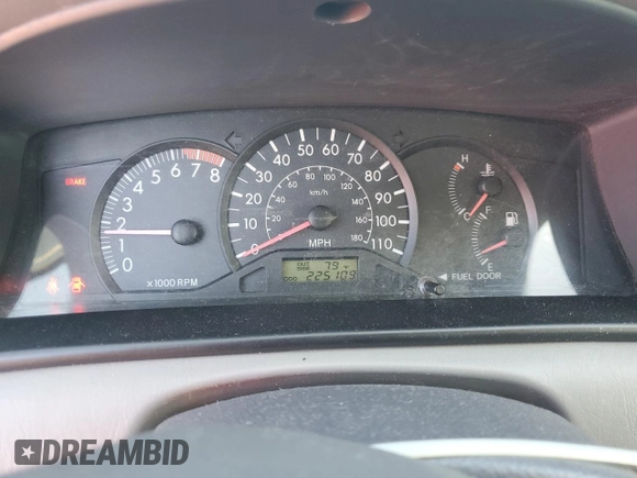 2005 Toyota Corolla CE with VIN 1NXBR32E15Z438028, listed as a Copart auction lot 48530595 with 225,109 mi miles and Salvage Title. Bid and sale history available at DreamBid. Image 9.