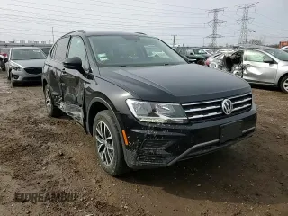 2021 Volkswagen Tiguan S z VIN 3VV0B7AX2MM000813, wystawiony jako Copart lot #49544255 z przebiegiem 43 801 mil mil oraz Szkoda całkowita • Salvage title. Historia ofert i sprzedaży dostępna na DreamBid. Obrazek 10.