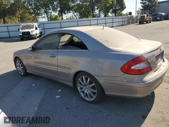 2006 Mercedes-Benz CLK 3.5L with VIN WDBTJ56J86F166827, listed as a Copart auction lot 54615655 with 104,870 mi miles and Clean Title. Bid and sale history available at carsss.com. Image 2.