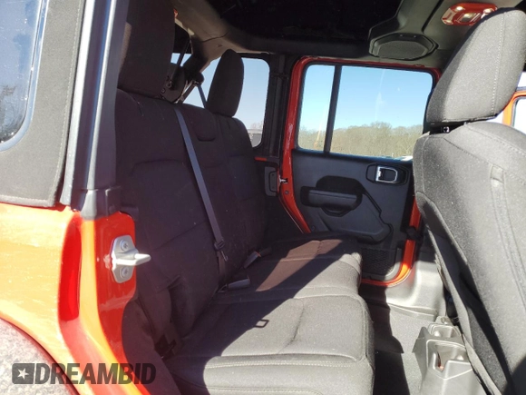 2023 Jeep Wrangler Sport S with VIN 1C4HJXDG2PW681026, listed as a Copart auction lot 46179805 with 13,133 mi miles and Salvage Title. Bid and sale history available at DreamBid. Image 11.