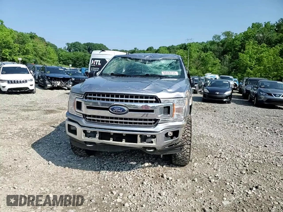 2020 Ford F-150 XL with VIN 1FTEW1E57LKF44499, listed as a Copart auction lot 60336735 with 156,745 mi miles and Salvage title. Bid and sale history available at DreamBid. Image 14.