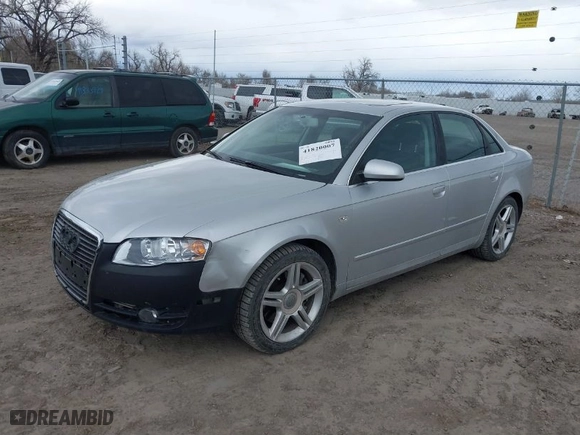 2006 Audi A4 2.0T with VIN WAUDF78E86A116040, listed as a IAAI auction lot 41820007 with 94,851 mi miles. Bid and sale history available at carsss.com. Image 2.