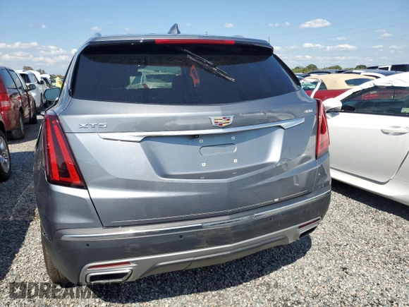2020 Cadillac XT5 Premium Luxury FWD with VIN 1GYKNCRS9LZ161604, listed as a Copart auction lot 74671044 with Not Provided miles and Non Repairable. Bid and sale history available at DreamBid. Image 6.