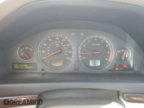 2005 Volvo S80 with VIN YV1TS592551403895, listed as a Copart auction lot 79844514 with 150,592 mi miles and Salvage Title. Bid and sale history available at carsss.com. Image 9.