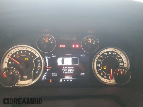 2015 Ram 1500 Outdoorsman with VIN 1C6RR7LT6FS602045, listed as a Copart auction lot 63966155 with 138,546 mi miles and Salvage title. Bid and sale history available at DreamBid. Image 9.