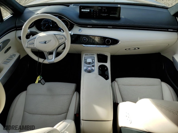 2023 Genesis Electrified GV70 Advanced with VIN 5NMMCET11PH000335, listed as a Copart auction lot 80167823 with 4,873 mi miles. Bid and sale history available at carsss.com. Image 8.