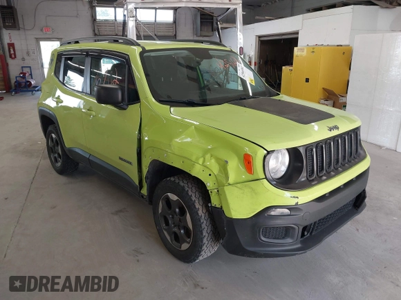 2017 Jeep Renegade Sport z VIN ZACCJBAB5HPF90613, wystawiony jako IAAI lot #42566902 z przebiegiem 172 923 mil mil oraz . Historia ofert i sprzedaży dostępna na DreamBid. Obrazek 6.