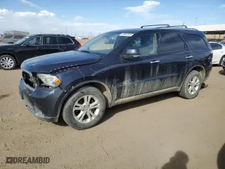 2013 Dodge Durango Crew with VIN 1C4RDJDG4DC509330, listed as a Copart auction lot 49894595 with 170,048 mi miles and Salvage Title. Bid and sale history available at carsss.com. Image 1.