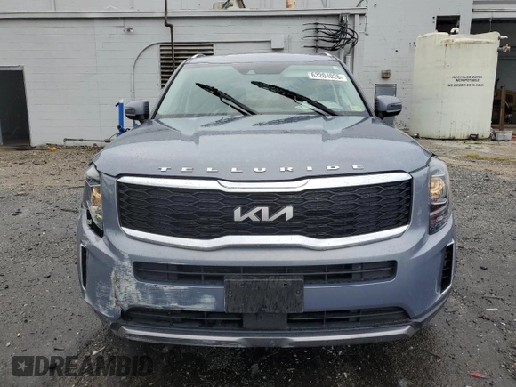 2022 Kia Telluride S with VIN 5XYP6DHC9NG298360, listed as a Copart auction lot 63204025 with 31,704 mi miles and Salvage title. Bid and sale history available at DreamBid. Image 5.