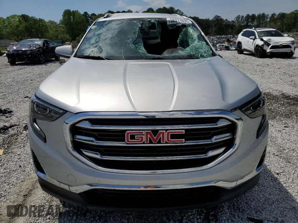 2020 GMC Terrain SLT with VIN 3GKALPEV9LL101347, listed as a Copart auction lot 52211035 with 53,675 mi miles and Salvage Title. Bid and sale history available at carsss.com. Image 5.