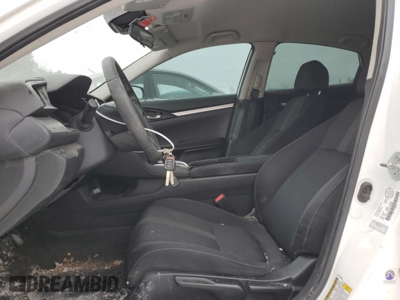 2017 Honda Civic Sedan LX with VIN 2HGFC2F63HH036508, listed as a Copart auction lot 45645455 with 156,366 mi miles and Salvage Title. Bid and sale history available at carsss.com. Image 7.