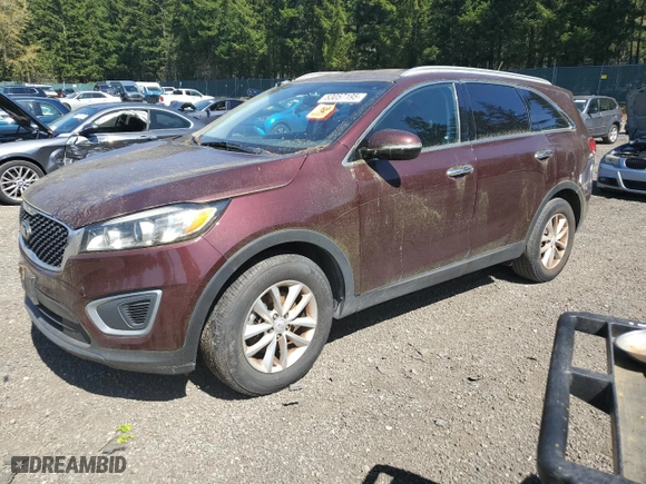 2017 Kia Sorento L with VIN 5XYPG4A31HG258365, listed as a Copart auction lot 53057195 with 112,654 mi miles and Clean Title. Bid and sale history available at carsss.com. Image 1.