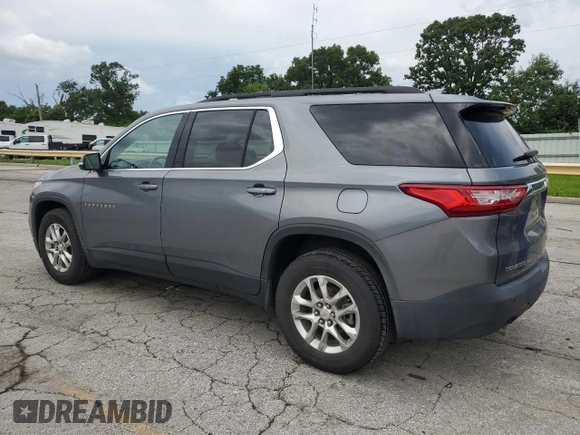 2020 Chevrolet Traverse LT Cloth with VIN 1GNEVGKW7LJ138528, listed as a Copart auction lot 60465095 with 84,996 mi miles and Clean title. Bid and sale history available at DreamBid. Image 2.