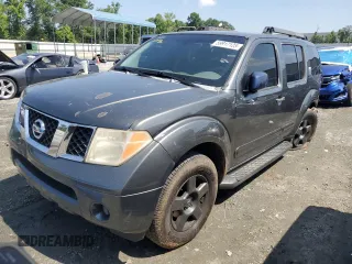 2005 Nissan Pathfinder XE with VIN 5N1AR18W15C781668, listed as a Copart auction lot 59917125 with 312,689 mi miles and Salvage title. Bid and sale history available at DreamBid. Image 1.