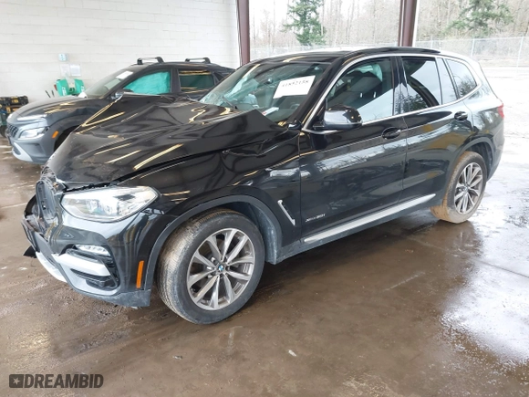 2018 BMW X3 xDrive30i with VIN 5UXTR9C58JLC76989, listed as a IAAI auction lot 41852158 with 76,202 mi miles. Bid and sale history available at carsss.com. Image 18.