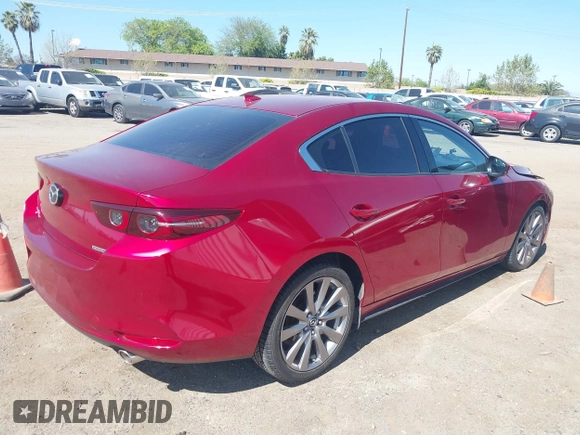 2019 Mazda 3 Premium with VIN JM1BPBEM7K1119186, listed as a IAAI auction lot 41862021 with 39,248 mi miles and . Bid and sale history available at DreamBid. Image 4.