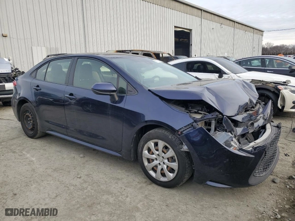 2021 Toyota Corolla LE with VIN JTDEPMAE7MJ138587, listed as a Copart auction lot 42176355 with 101,932 mi miles and Salvage Title. Bid and sale history available at carsss.com. Image 4.