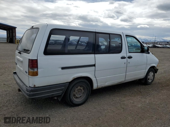 1994 Ford Aerostar z VIN 1FMDA31U3RZA55385, wystawiony jako Copart lot #54246685 z przebiegiem 229 036 mil mil oraz Szkoda całkowita • Salvage title. Historia ofert i sprzedaży dostępna na DreamBid. Obrazek 3.