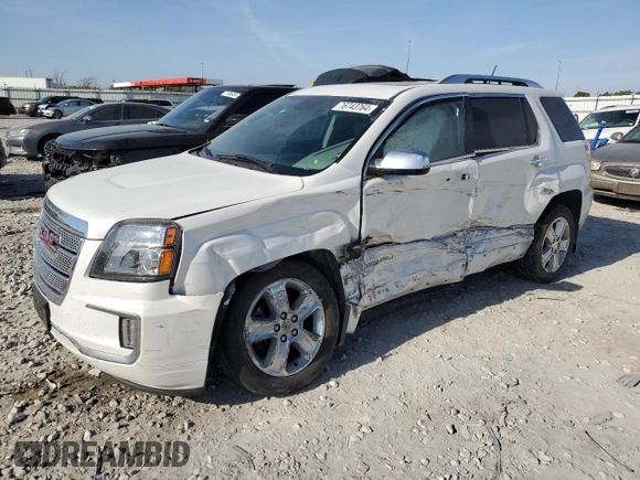 2017 GMC Terrain Denali z VIN 2GKALREK7H6269971, wystawiony jako Copart lot #76743764 z przebiegiem 117 088 mil mil oraz Szkoda całkowita • Salvage title. Historia ofert i sprzedaży dostępna na DreamBid. Obrazek 1.
