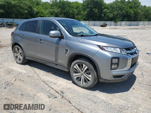 2020 Mitsubishi Outlander ES with VIN JA4AR3AU8LU022008, listed as a Copart auction lot 59405605 with 125,061 mi miles and Salvage title. Bid and sale history available at DreamBid. Image 4.